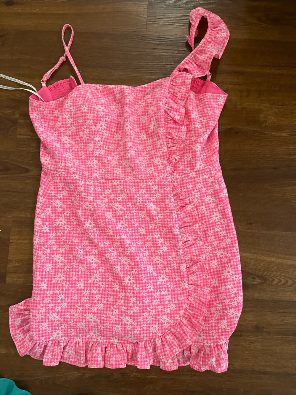 Lilly Pulitzer Pink Floral Ruffle Sundress